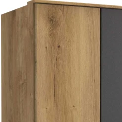 Wohnen Kleiderschränke<Schlafzimmerschrank in Plankeneiche Dekor - Leviza