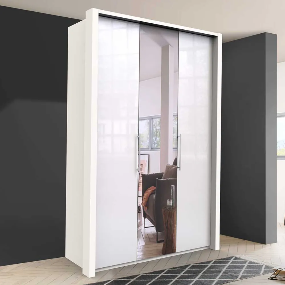 Wohnen Kleiderschränke<Schlafzimmerschrank mit Falttür & Tür - Dolienca