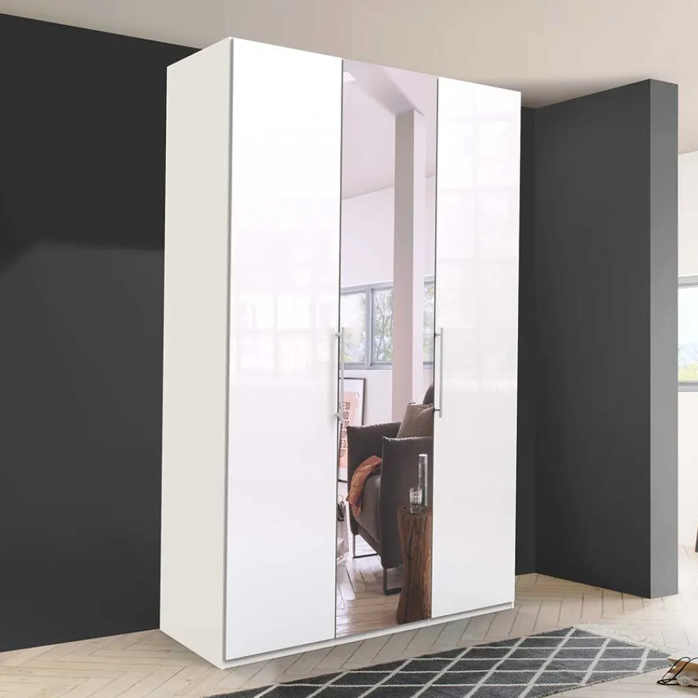 Wohnen Kleiderschränke<Schlafzimmerschrank mit Falttür & Tür - Dolienca