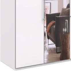 Wohnen Kleiderschränke<Schlafzimmerschrank mit Falttür & Tür - Dolienca