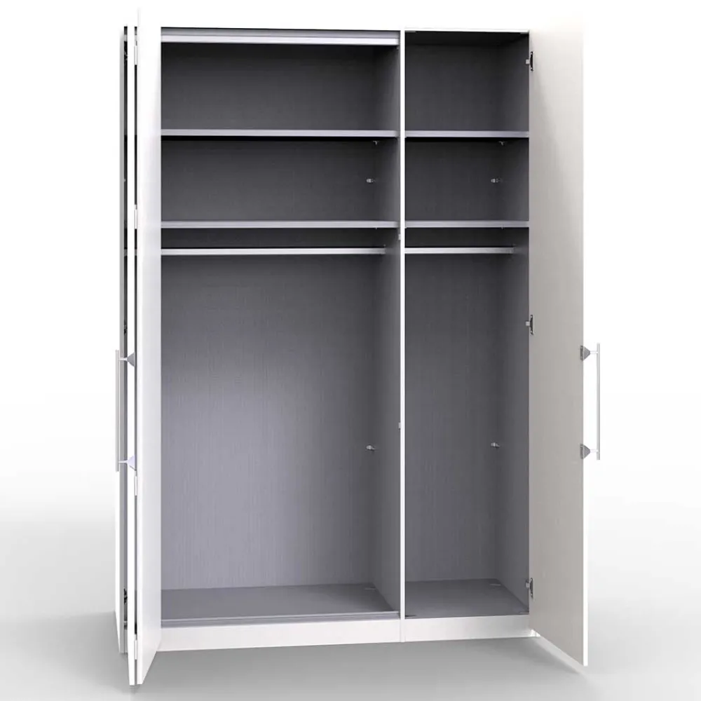 Wohnen Kleiderschränke<Schlafzimmerschrank mit Falttür & Tür - Dolienca