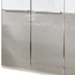 Wohnen Schränke<Schlafzimmer-Schrank mit Glas zweifarbig - Pascan