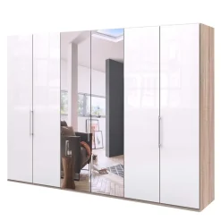 Wohnen Kleiderschränke<Schlafzimmerschrank mit Spiegel Falttür mittig - Bosays V