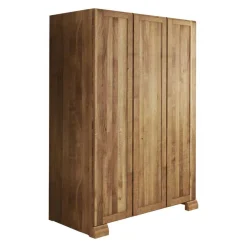 Wohnen Kleiderschränke<Schlafzimmerschrank Vaskov aus Wildeiche Massivholz