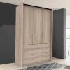 Wohnen Kleiderschränke<Schmaler Kleiderschrank mit acht Schubladen - Zayun