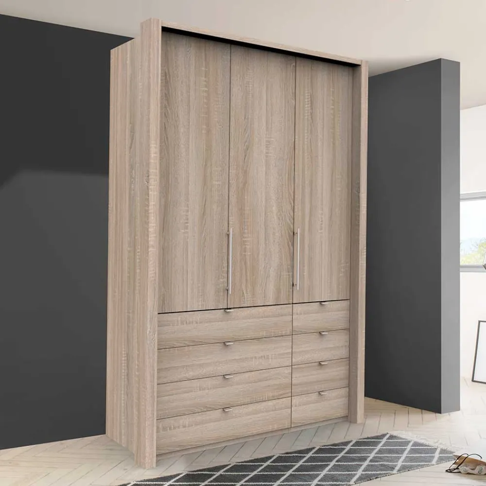 Wohnen Kleiderschränke<Schmaler Kleiderschrank mit acht Schubladen - Zayun