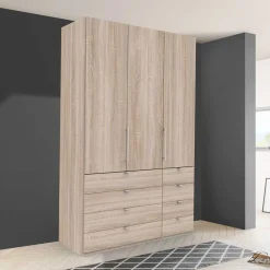 Wohnen Kleiderschränke<Schmaler Kleiderschrank mit acht Schubladen - Zayun