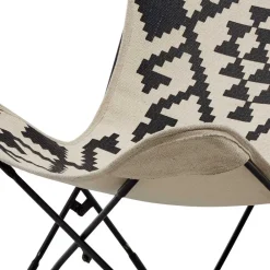 Wohnen Sessel<Schmetterlingsstuhl Lounge Stuhl im Ethno Style - Lorkin