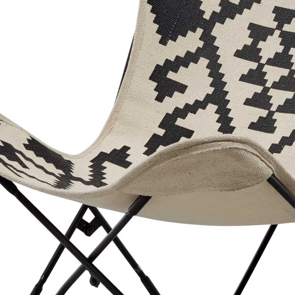Wohnen Sessel<Schmetterlingsstuhl Lounge Stuhl im Ethno Style - Lorkin