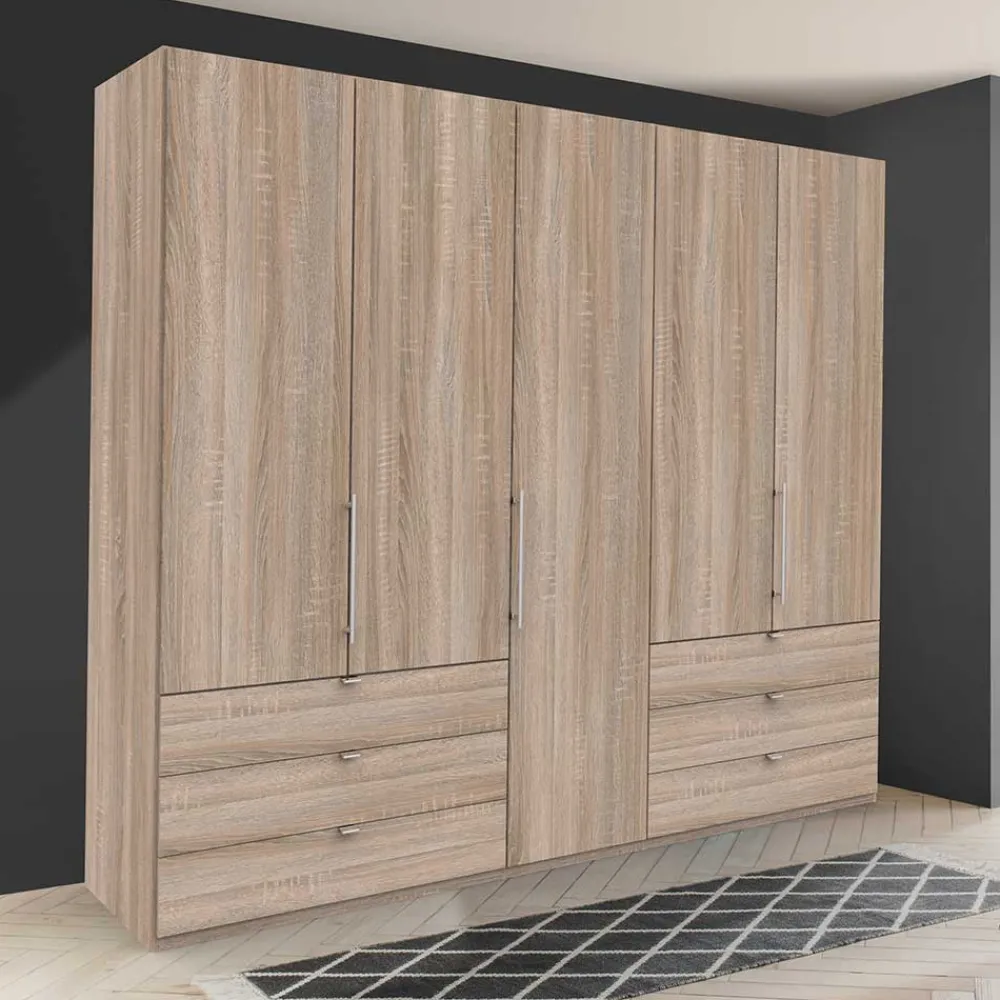 Wohnen Kleiderschränke|Schränke<Schrank fürs Schlafzimmer in Holz Nachbildung - Zayun