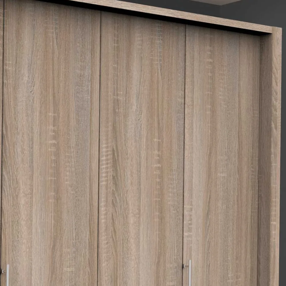 Wohnen Kleiderschränke|Schränke<Schrank fürs Schlafzimmer in Holz Nachbildung - Zayun