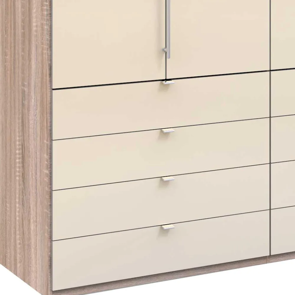 Wohnen Kleiderschränke|Schränke<Schrank mit acht Schubladen & zwei Falttüren - Rativian