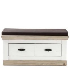 Wohnen Garderoben<Schrank mit Spiegeltür & Garderobe - Nedita (dreiteilig)