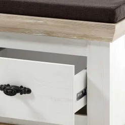 Wohnen Garderoben<Schrank mit Spiegeltür & Garderobe - Nedita (dreiteilig)