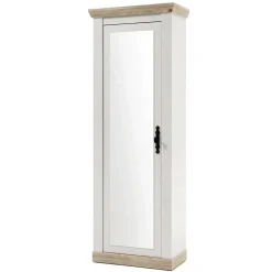 Wohnen Garderoben<Schrank mit Spiegeltür & Garderobe - Nedita (dreiteilig)