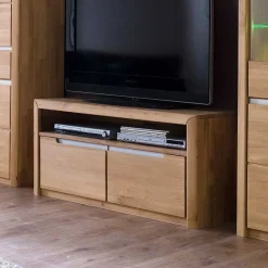 Wohnen Wohnwände<Schrankwand Croconia aus Wildeiche massiv (dreiteilig)