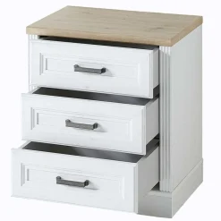 Wohnen Tische<Schreibtisch & Rollcontainer Set - Mehady (dreiteilig)
