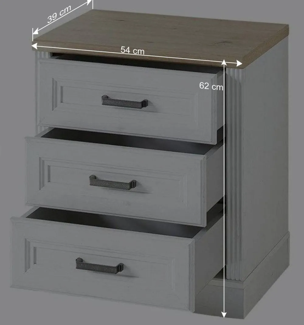 Wohnen Tische<Schreibtisch & Rollcontainer Set - Mehady (dreiteilig)
