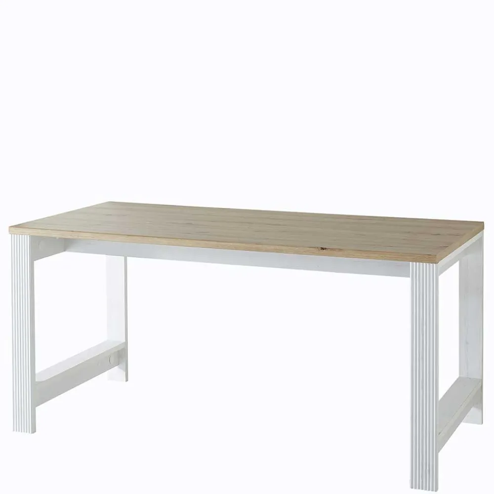 Wohnen Tische<Schreibtisch & Rollcontainer Set - Mehady (dreiteilig)