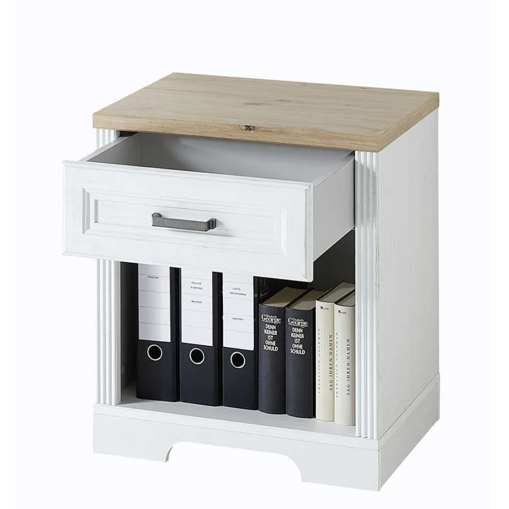 Wohnen Tische<Schreibtisch & Rollcontainer Set - Mehady (dreiteilig)