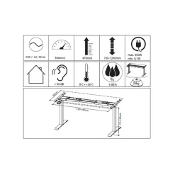 Wohnen Tische<Schreibtisch & Rollcontainer Set - Sparkle (zweiteilig)
