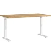 Wohnen Tische<Schreibtisch zum Sitzen und Stehen mit T Gestell - Stellario
