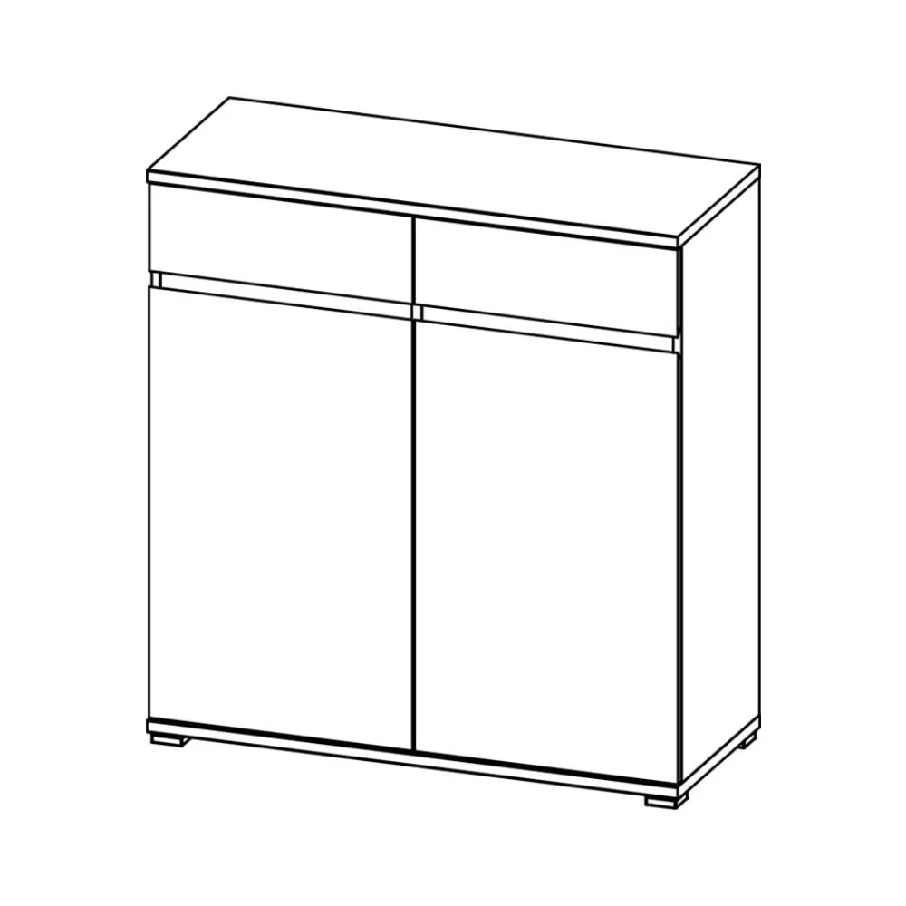 Wohnen Kommoden<Schuhschrank Curelino in Buche