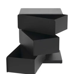 Wohnen Kommoden<Schwarze Design Stahlkommode mit drei Schubladen - Zunil