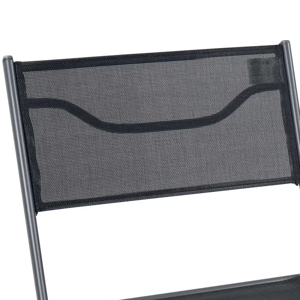 Wohnen Sitzgruppe<Schwarze Outdoor Essgruppe Set - Xenata (fünfteilig)