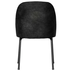 Wohnen Stühle<Schwarze Stühle aus Recyclingleder - Amaikan (2er Set)