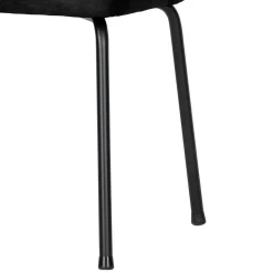 Wohnen Stühle<Schwarze Stühle aus Recyclingleder - Amaikan (2er Set)