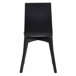 Wohnen Stühle<Schwarzer Holzstuhl mit Eiche - Join (2er Set)