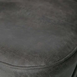 Wohnen Sessel<Schwarzer Ledersessel Retro Carlot aus Recyclingleder