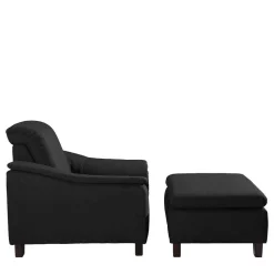Wohnen Sessel<Schwarzer Polstersessel 100 cm breit - Voscona