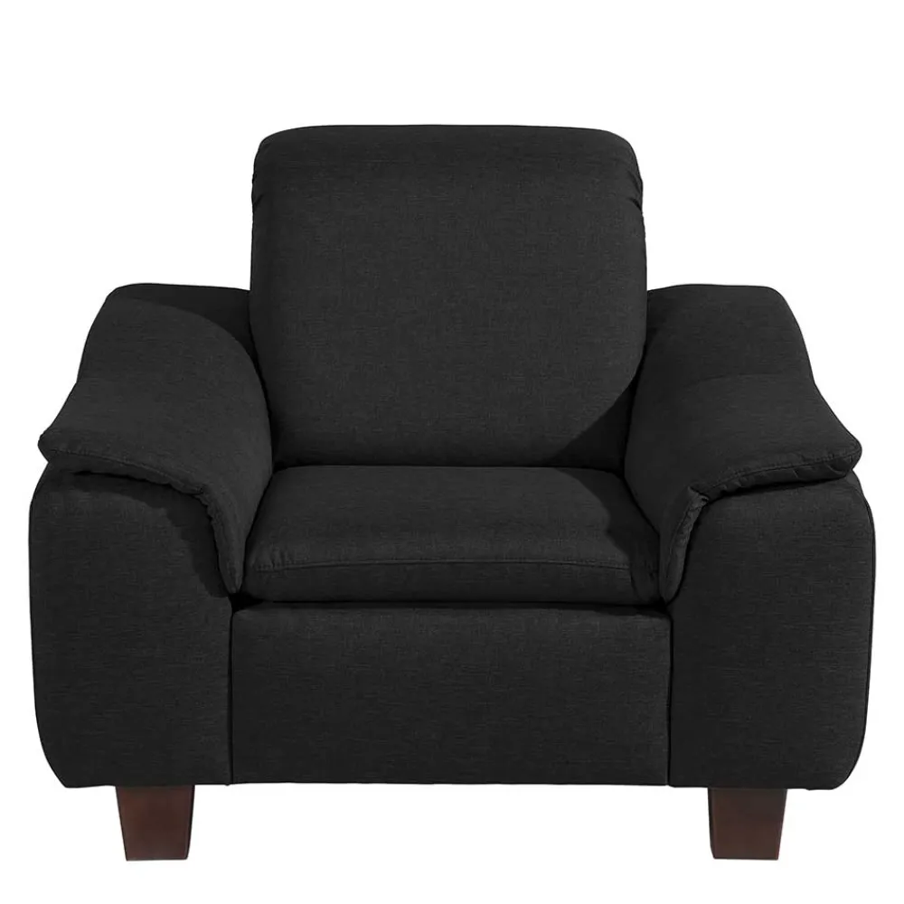 Wohnen Sessel<Schwarzer Polstersessel 100 cm breit - Voscona
