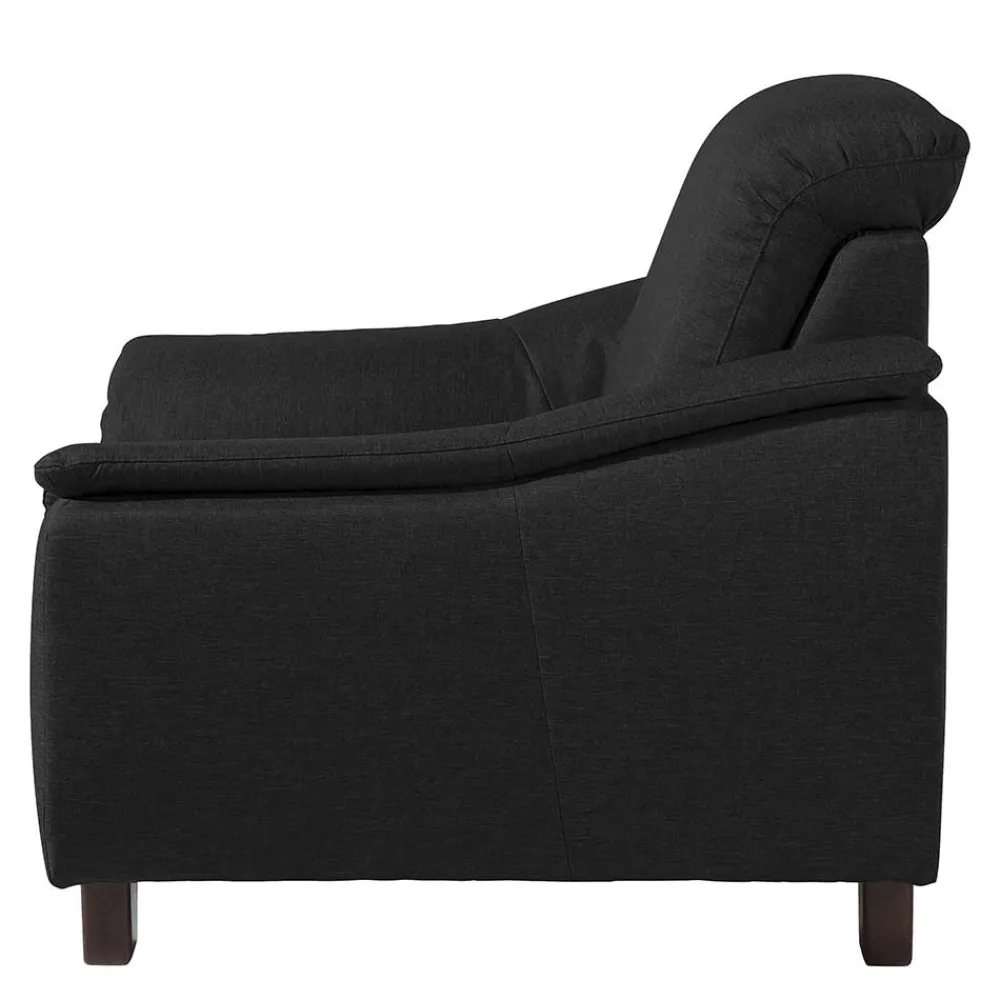 Wohnen Sessel<Schwarzer Polstersessel 100 cm breit - Voscona