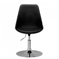 Wohnen Stühle<Schwarzer Schalenstuhl drehbar & höhenverstellbar - Alberton