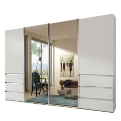 Wohnen Kleiderschränke<Schwebetürenkleiderschrank mit zwei Spiegeln - Galogero