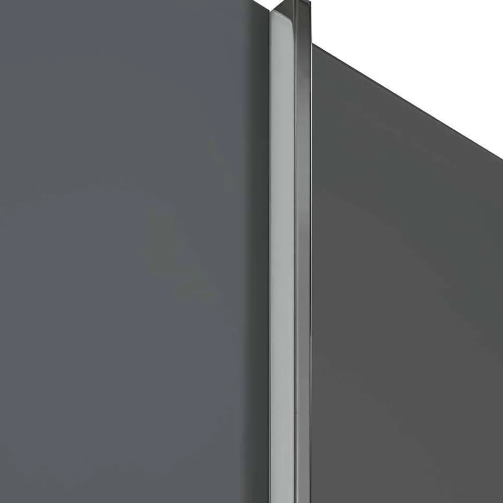 Wohnen Kleiderschränke<Schwebetüren-Kleiderschrank in Braun Glasfront - Radojan