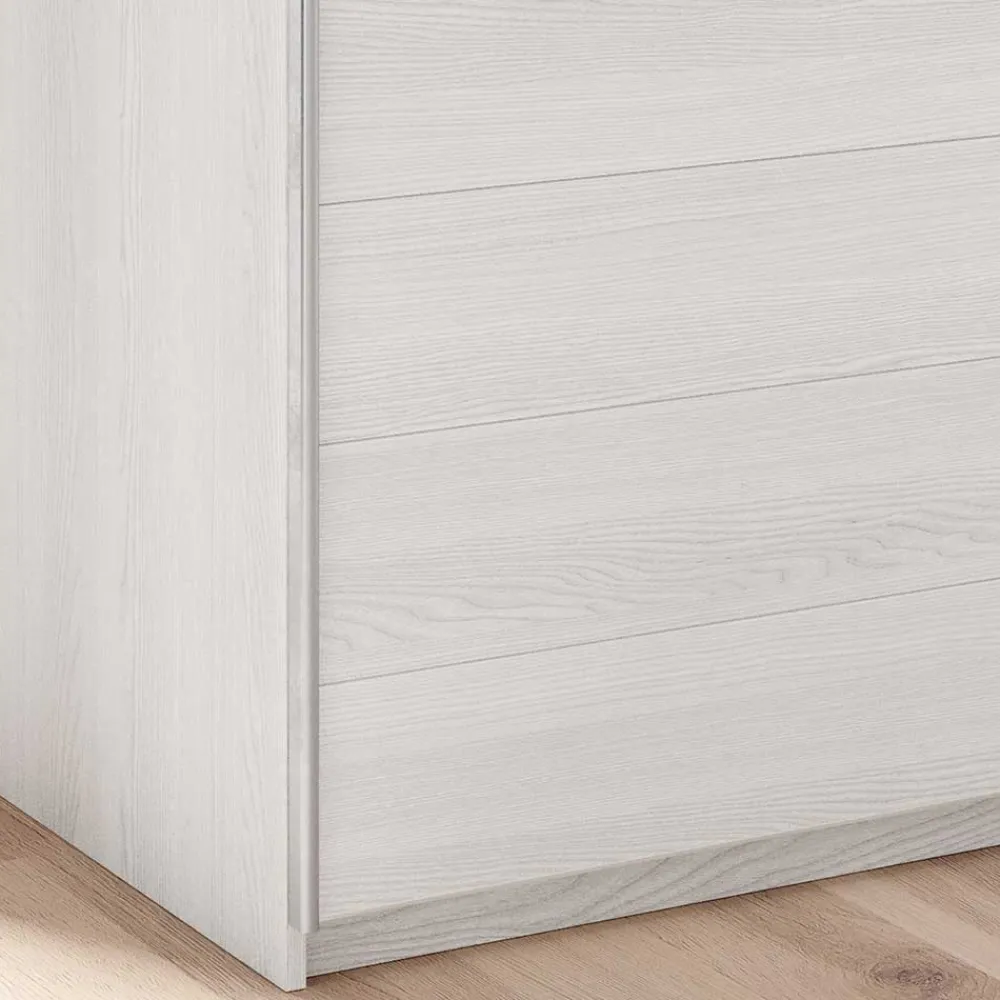 Wohnen Kleiderschränke<Schwebetürenschrank in Weiß Esche Dekor - Pruducia