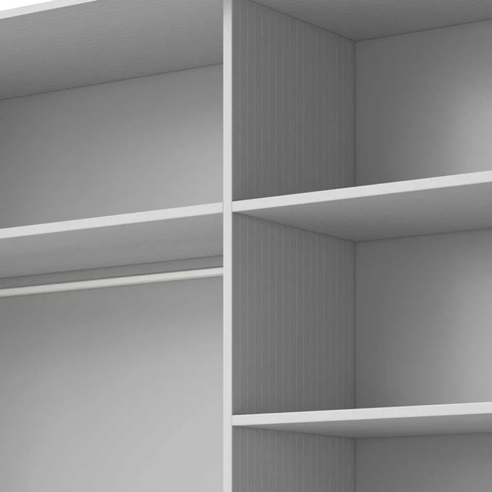 Wohnen Kleiderschränke<Schwebetürenschrank in Weiß Esche Dekor - Pruducia