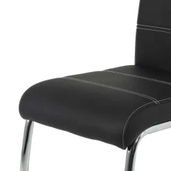 Wohnen Sessel<Schwing Stühle aus Kunstleder & Metall - Ayero (Set)