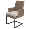 Wohnen Sessel<Schwingsessel in Beige und Grau - Rovina