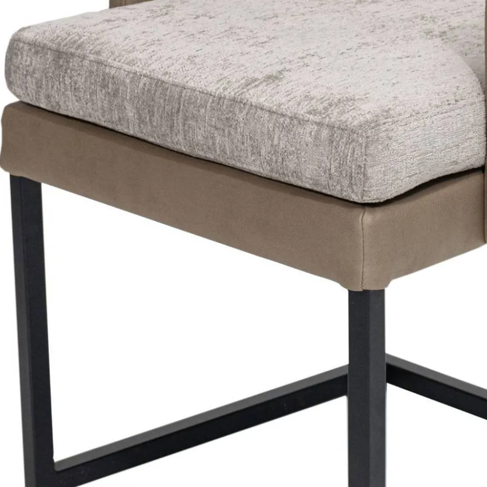 Wohnen Sessel<Schwingsessel in Beige und Grau - Rovina