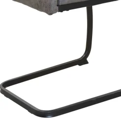 Wohnen Sessel|Stühle<Schwingstühle in Grau & Schwarz - Medeos (4er Set)