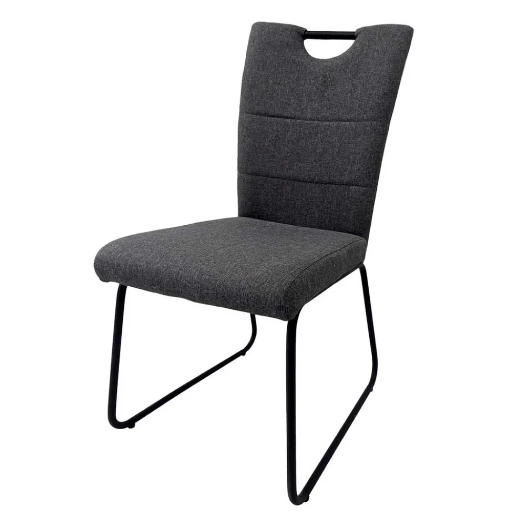 Wohnen Stühle<Schwingstuhl für Esstisch - Jaliasda (2er Set)