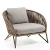 Wohnen Sessel<Sessel aus Seilgeflecht in Hellbraun & Beige - Rosmani