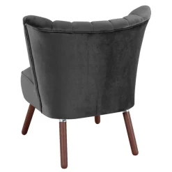 Wohnen Sessel<Sessel in Anthrazit und Nussbaum - Laois