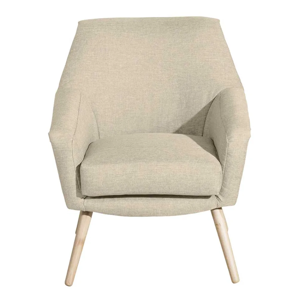 Wohnen Sessel<Sessel in Beige und Buche Natur - Vareika