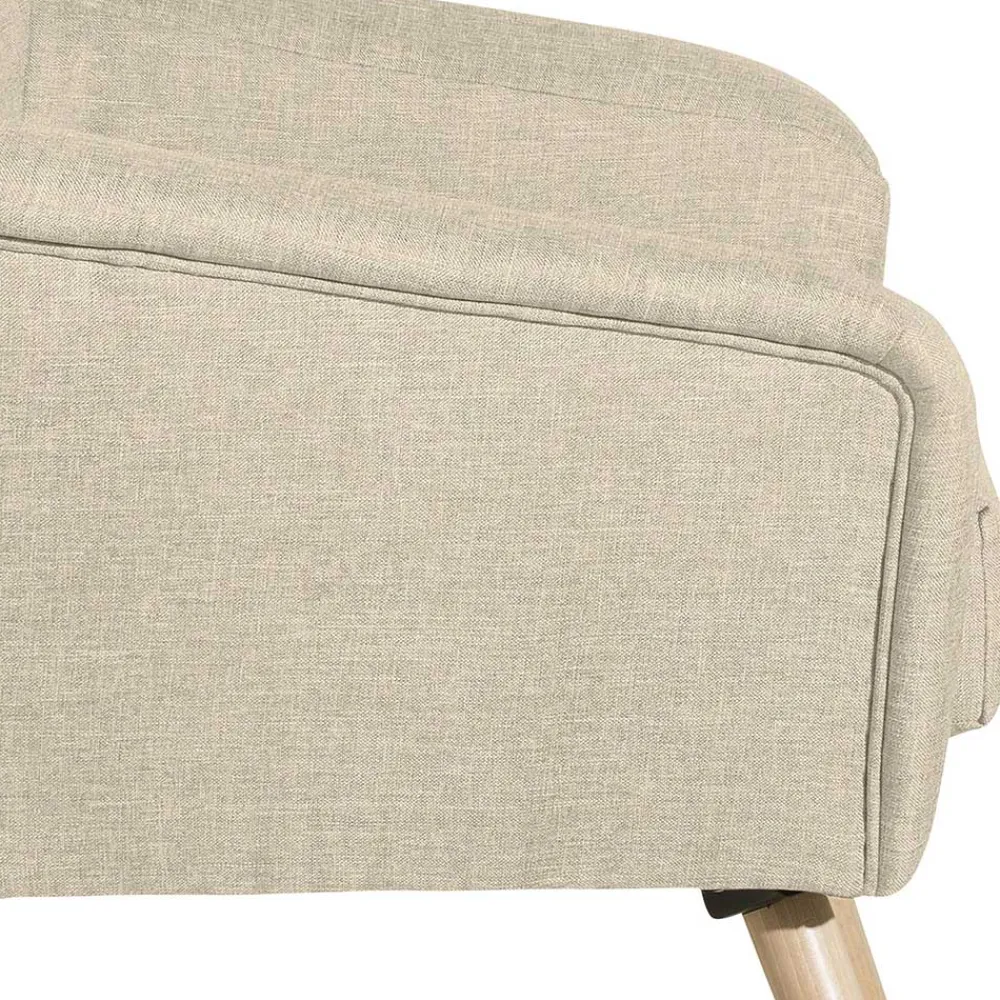 Wohnen Sessel<Sessel in Beige und Buche Natur - Vareika